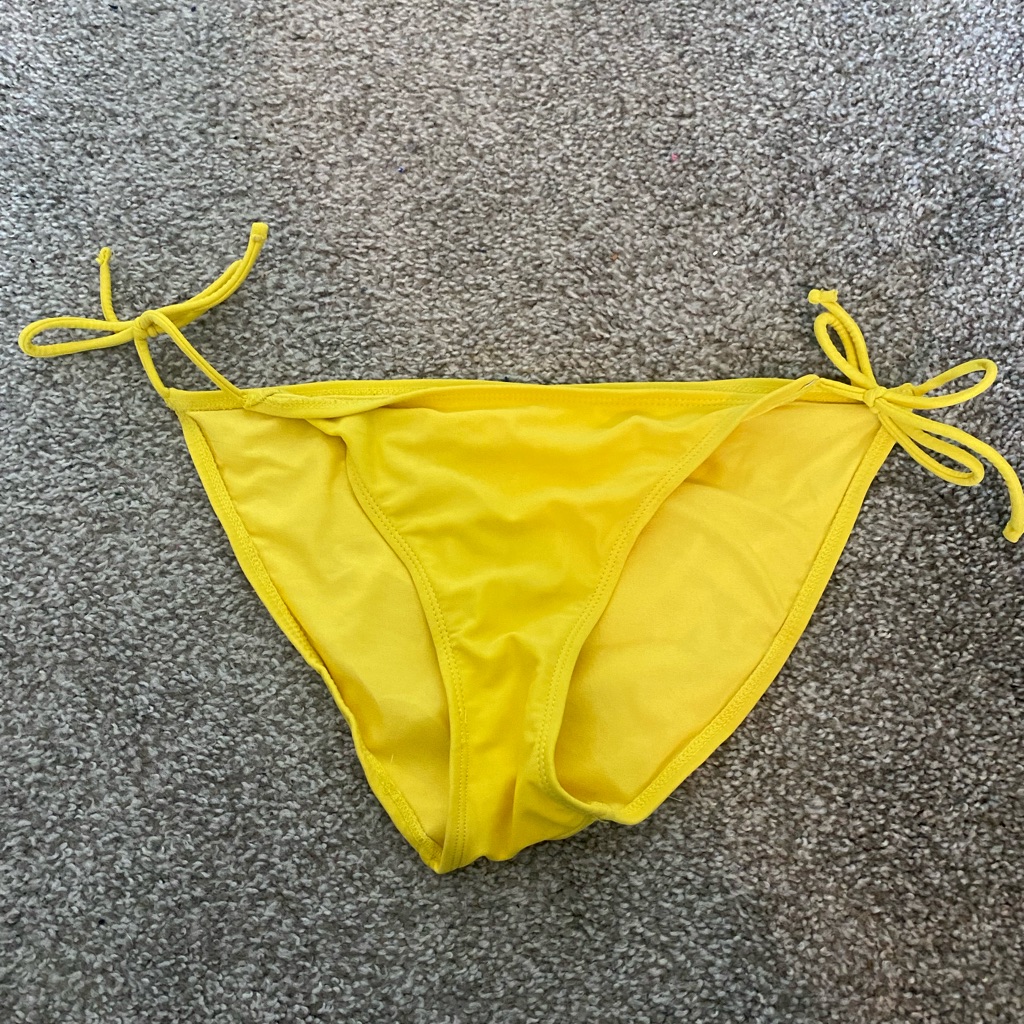 Yellow String Bikini Bottom